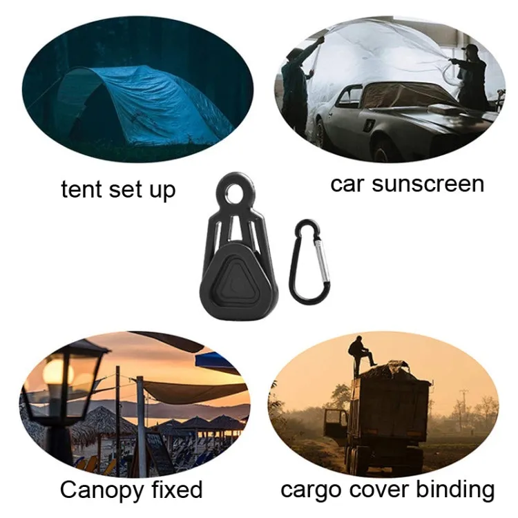 10 PCS Awning Banner Tarpaulin Plastic Clip Field Camping Mountaineering Tent Clip, Color: Green