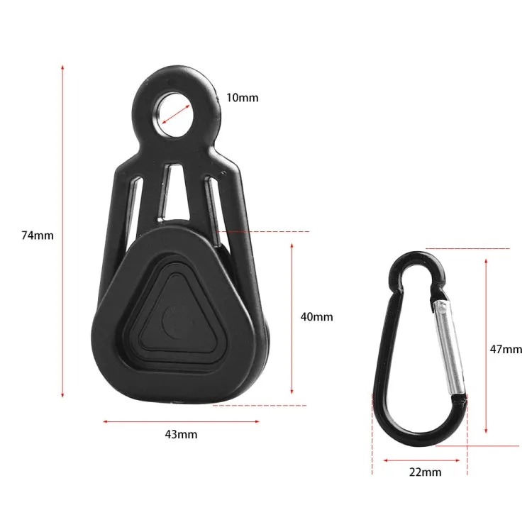 10 PCS Awning Banner Tarpaulin Plastic Clip Field Camping Mountaineering Tent Clip, Color: Green