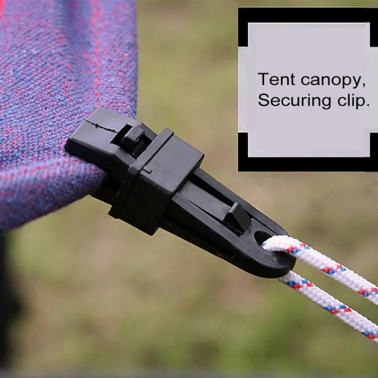 20 PCS Outdoor Tent Awnings Windproof Fixing Clip Multifunctional Wind Rope Buckle (Blue)