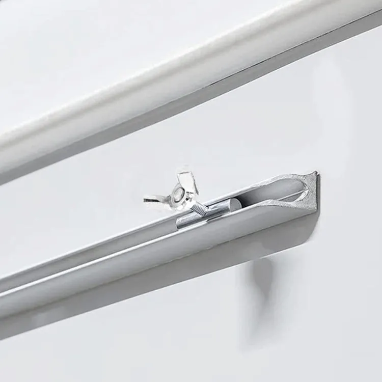 2pcs RV Tent 304 Stainless Steel Slide Rail Track Ring Screw Nut
