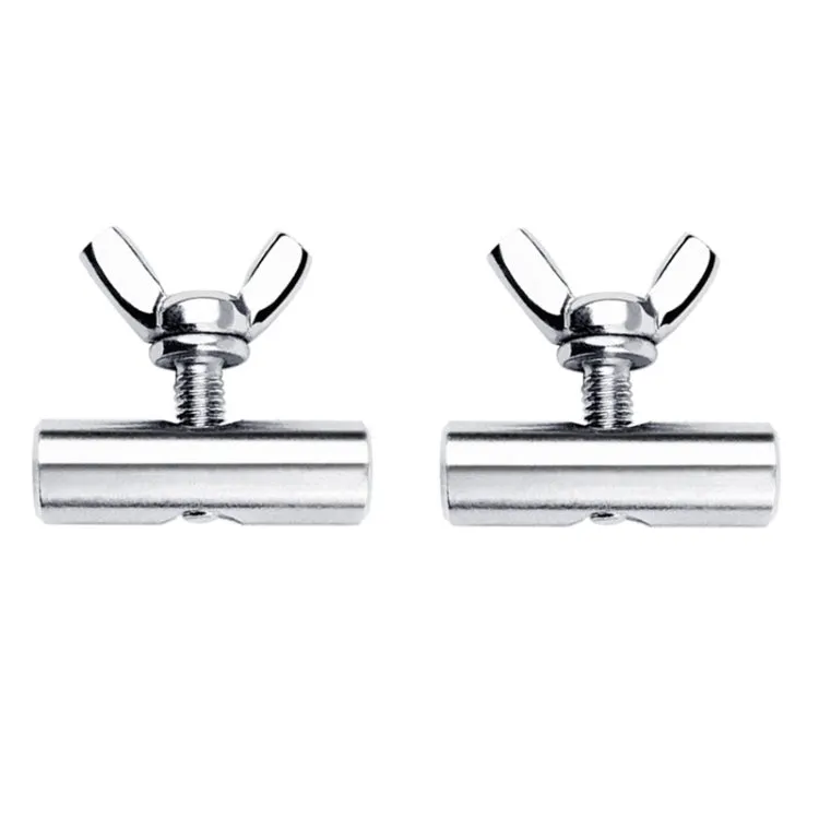 2pcs RV Tent 304 Stainless Steel Slide Rail Track Ring Screw Nut