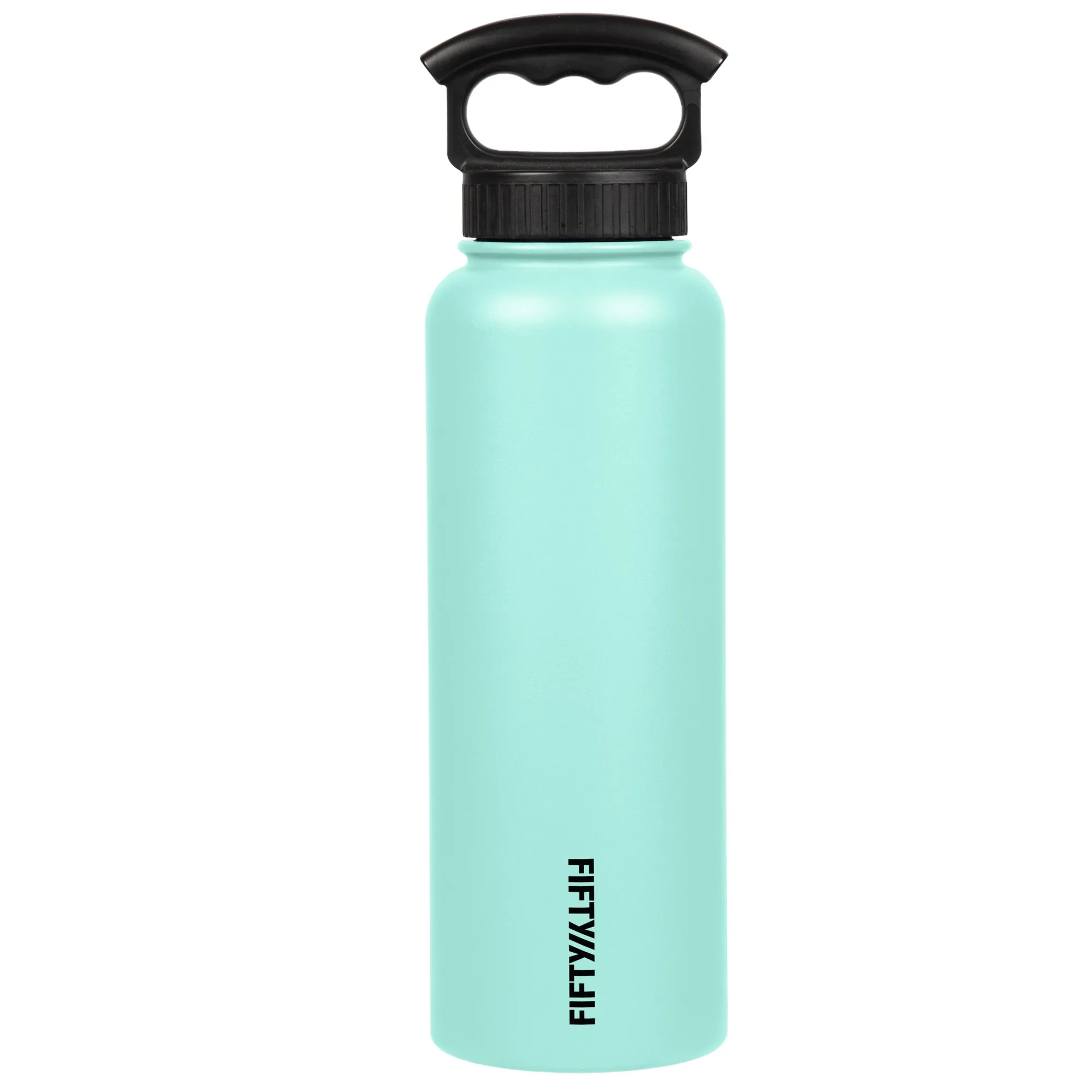 40oz Insulated Bottle with Wide Mouth 3-Finger Lid