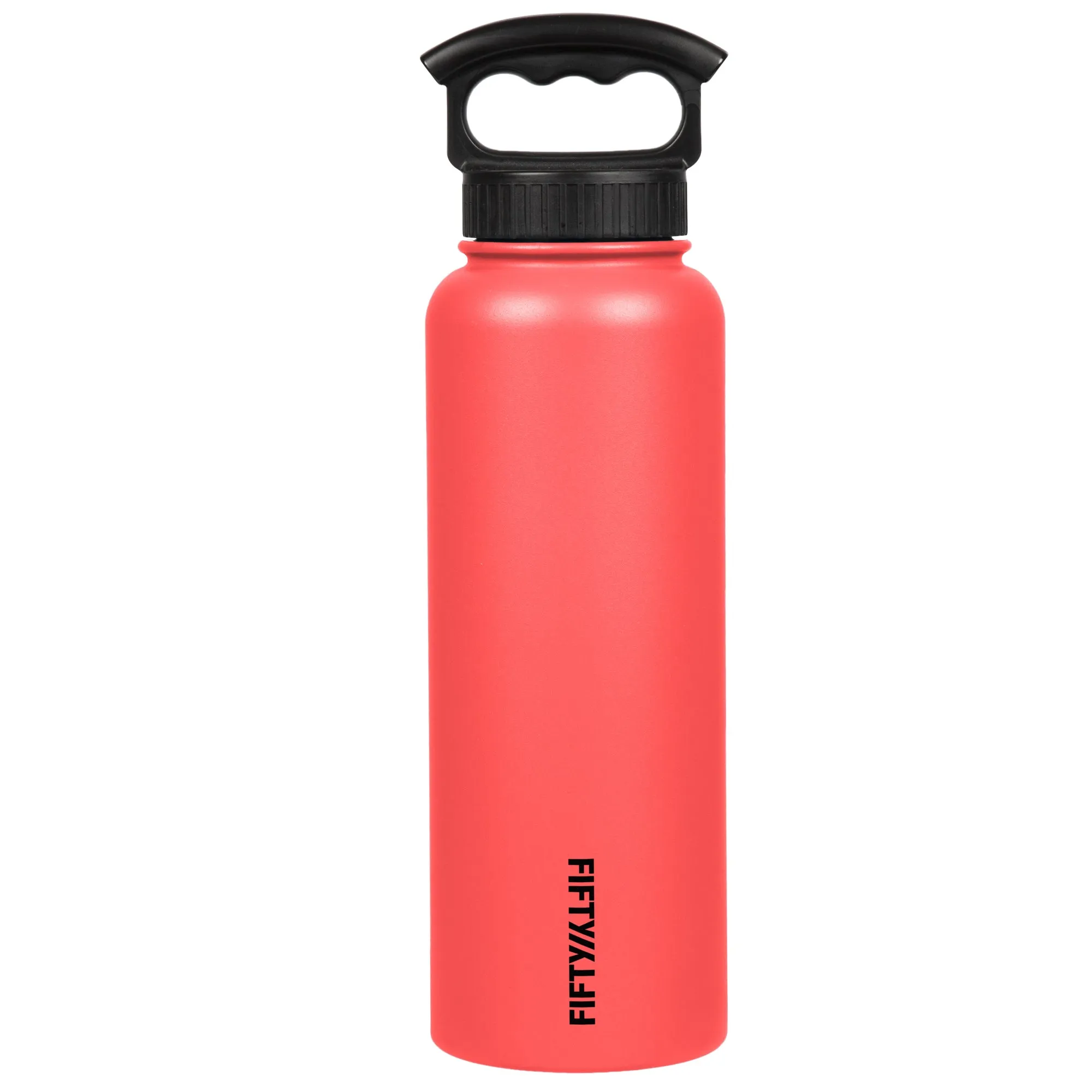 40oz Insulated Bottle with Wide Mouth 3-Finger Lid
