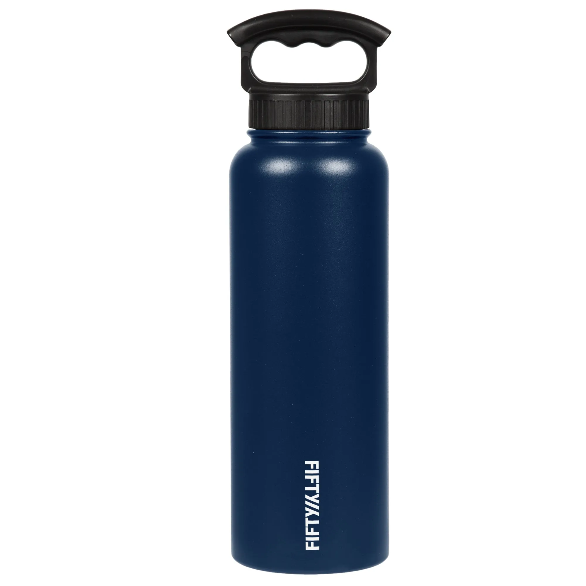 40oz Insulated Bottle with Wide Mouth 3-Finger Lid