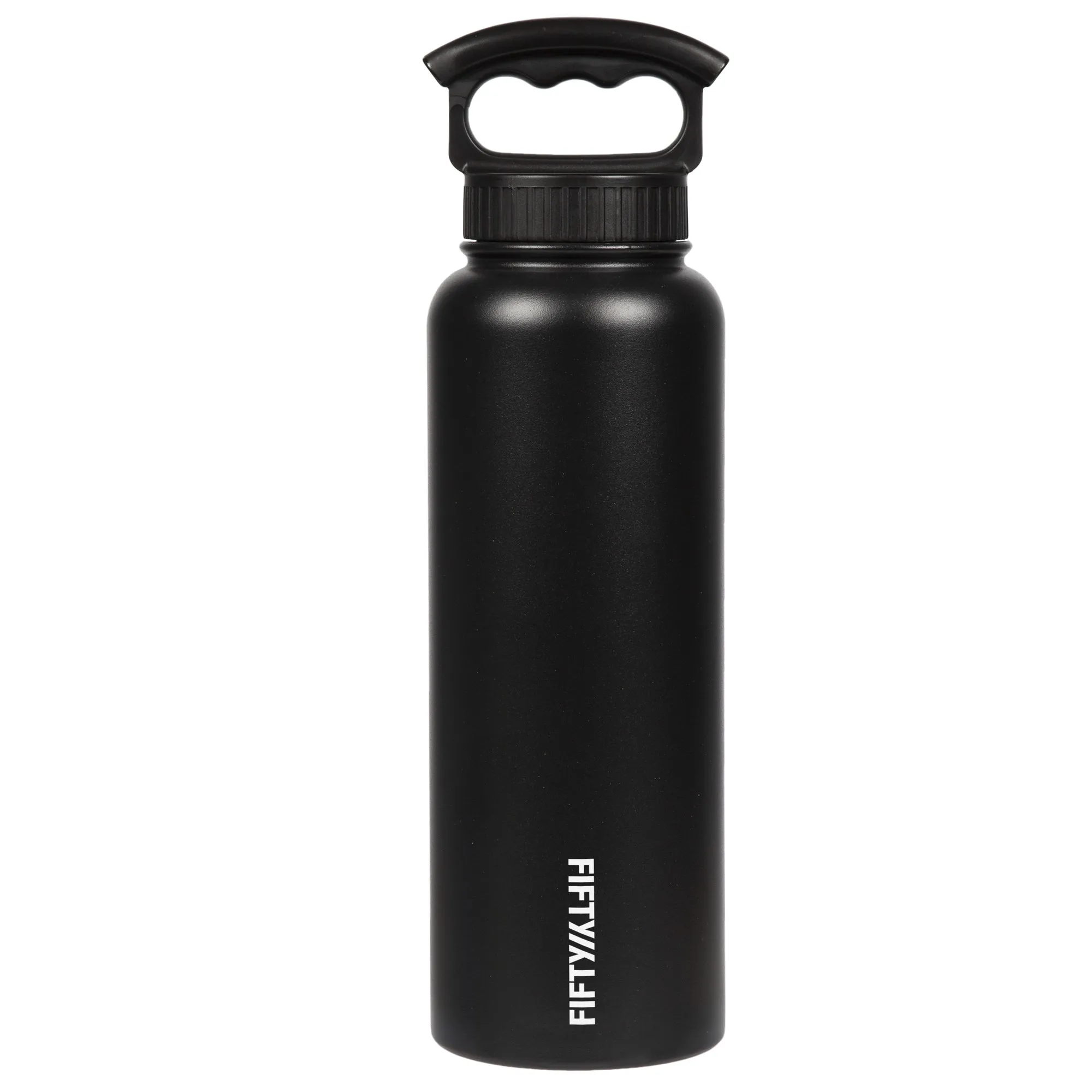 40oz Insulated Bottle with Wide Mouth 3-Finger Lid