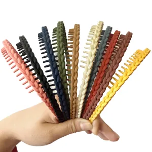 7mm Thin Headbands For Women,10 PCS Colorful Fashion Effortless Plastic Headbands with Teeth No Slip Comb for Women Men Teen Girls