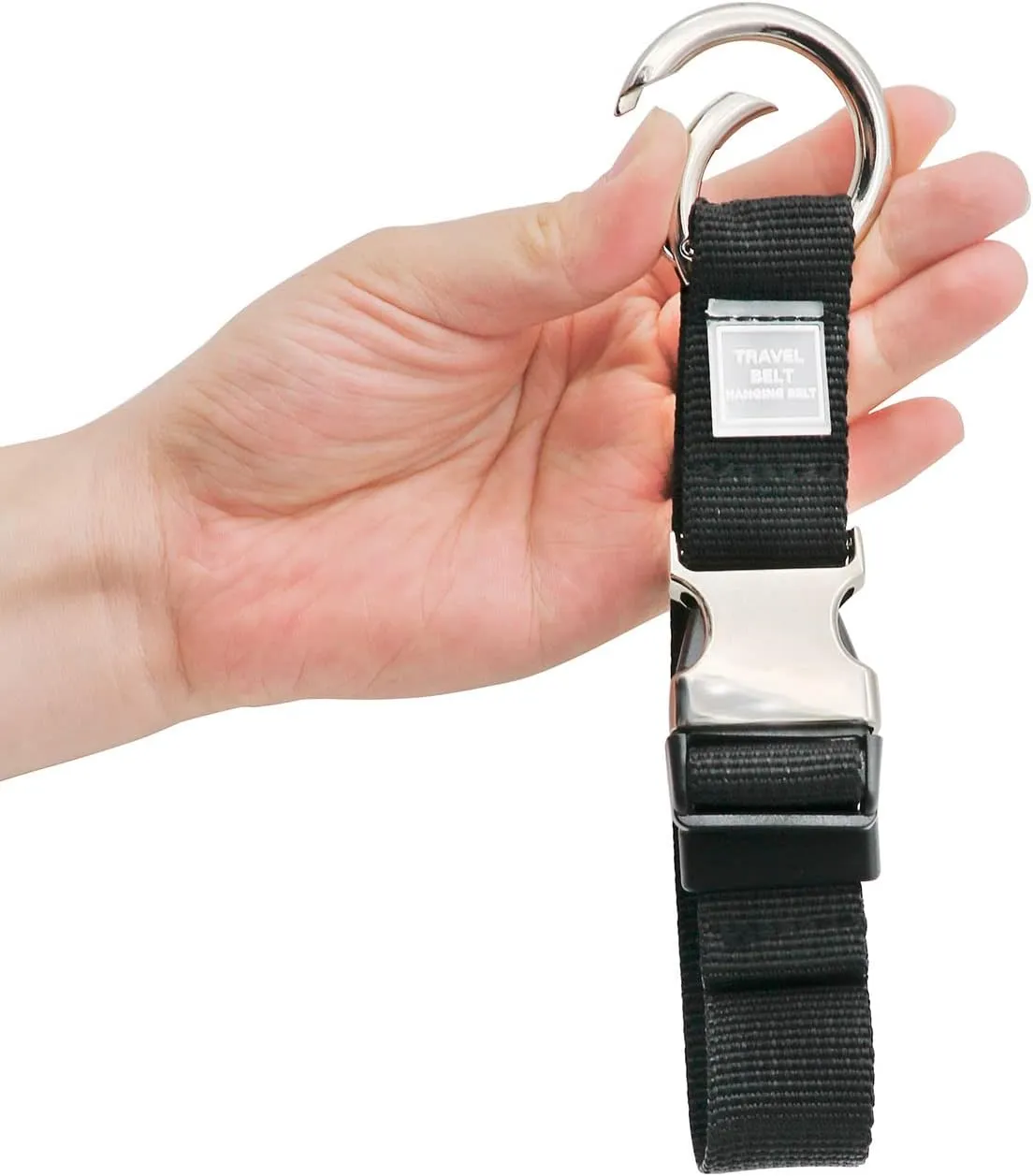 Add-A-Bag Luggage Strap Jacket Gripper, Luggage Straps Baggage Suitcase Belts Travel Accessories - Make Your Hands Free, Easy to Carry Your Extra Bags, Black