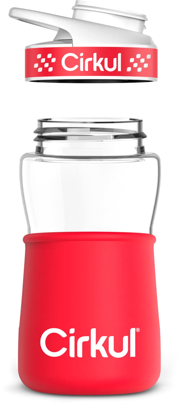Add-on: 12oz. Plastic Bottle & Comfort Grip Lid   12oz. Chill Sleeve