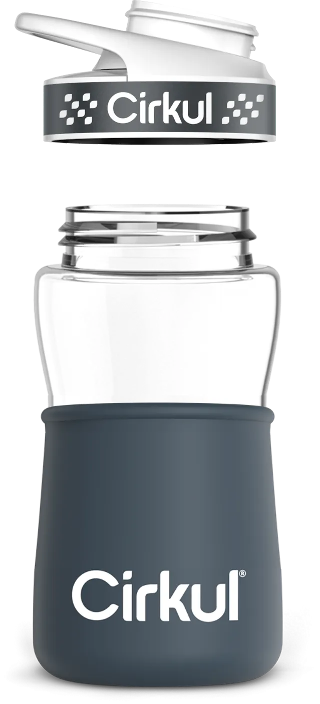 Add-on: 12oz. Plastic Bottle & Comfort Grip Lid   12oz. Chill Sleeve