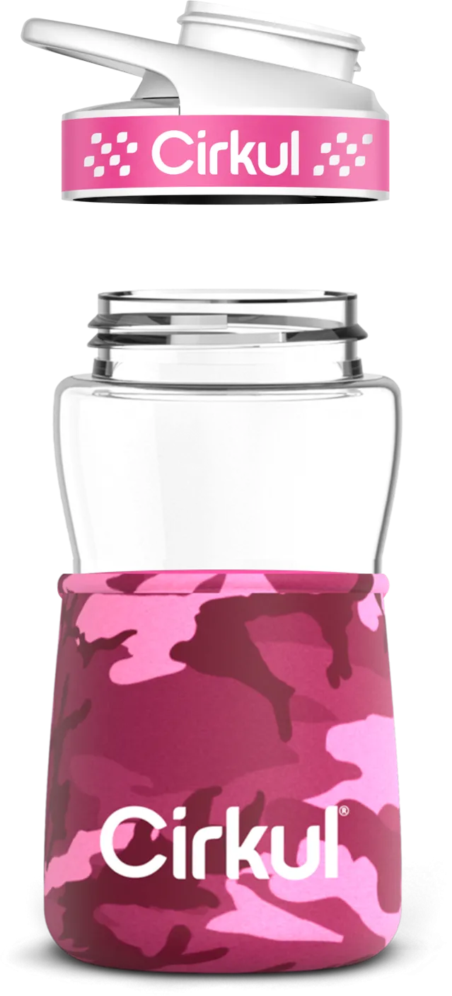Add-on: 12oz. Plastic Bottle & Comfort Grip Lid   12oz. Chill Sleeve