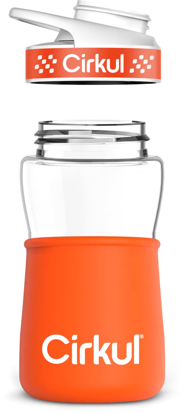 Add-on: 12oz. Plastic Bottle & Comfort Grip Lid   12oz. Chill Sleeve