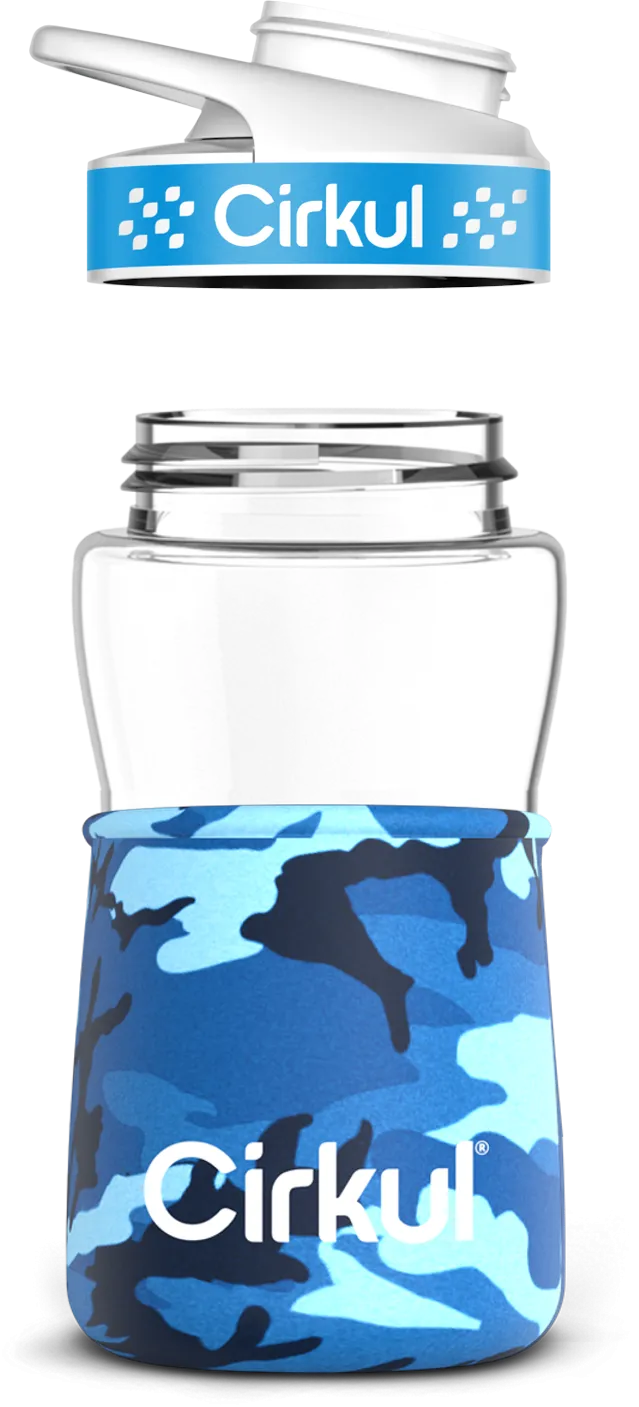 Add-on: 12oz. Plastic Bottle & Comfort Grip Lid   12oz. Chill Sleeve