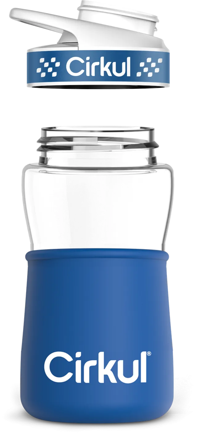 Add-on: 12oz. Plastic Bottle & Comfort Grip Lid   12oz. Chill Sleeve