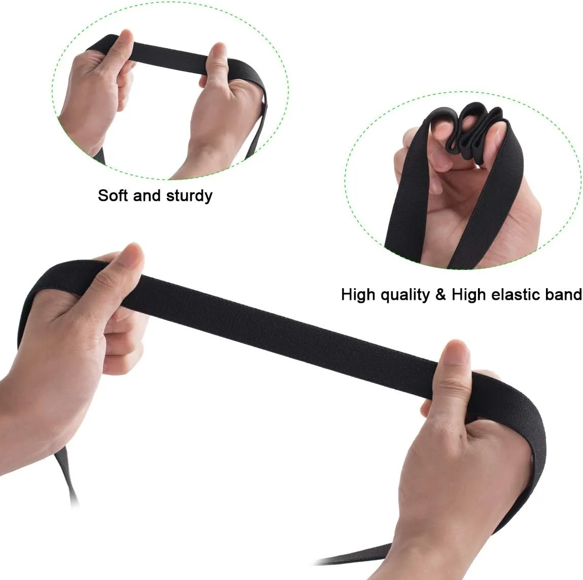 Adjustable Luggage Straps for Suitcases Add a Bag High Elastic Travel Bag Bungees Connecting Carry On Bag TSA Approved (2 Pack Black)
