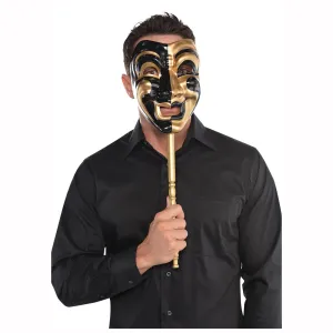 Adult Jester Stick Mask