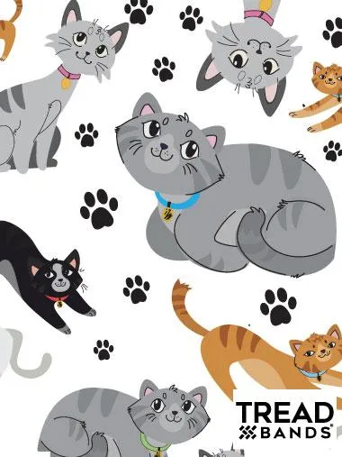 All-Terrain Tieback - Crazy Cat Lady Set of 3