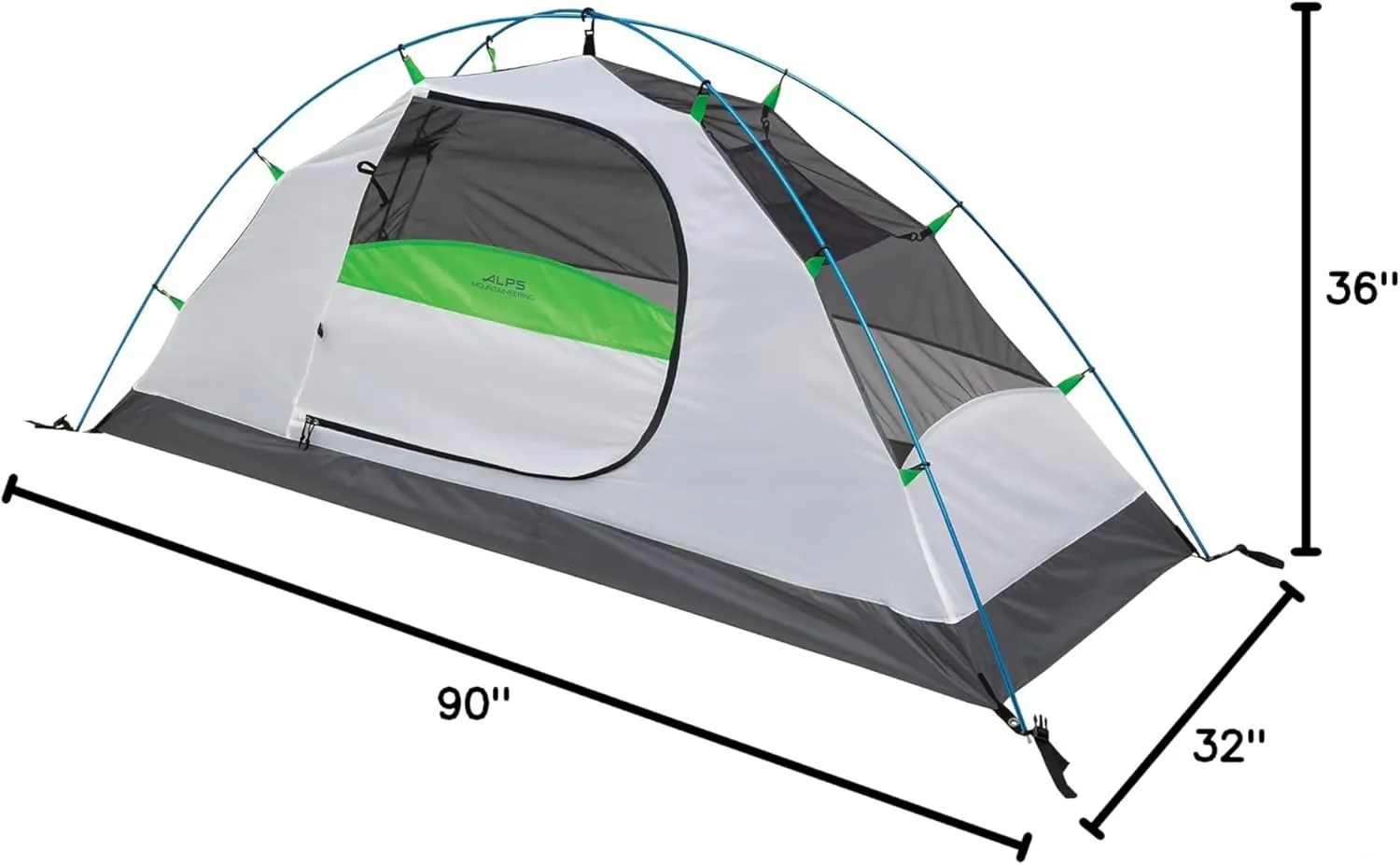 ALPS Mountaineering Lynx 1-Person Tent  Lightweight, Easy Setup, Waterproof, Freestanding Backpacking Tent with Durable Aluminum Poles and Ample Ventilation