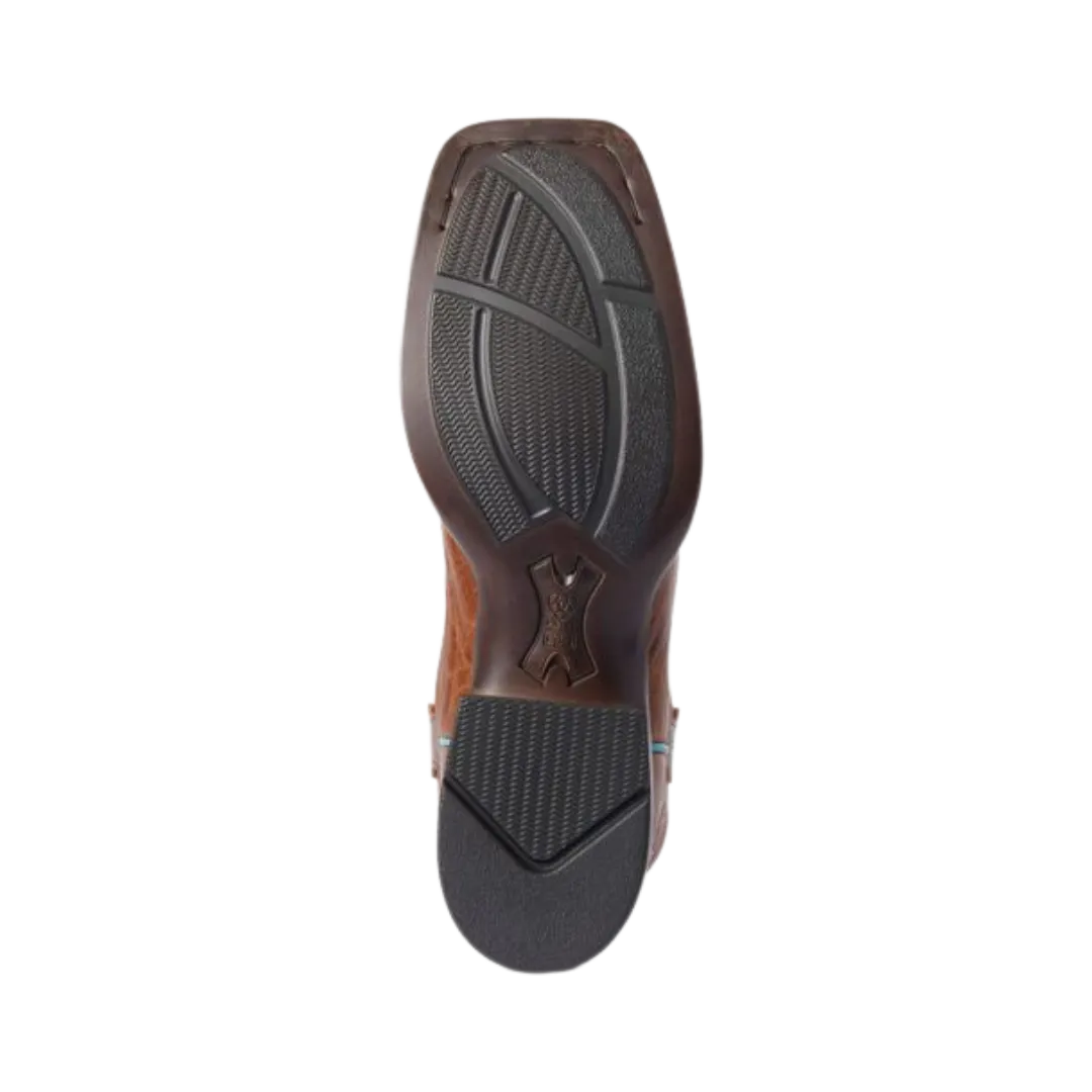 Ariat Women's Primera Dark Tan & Pomegranate StretchFit Boots