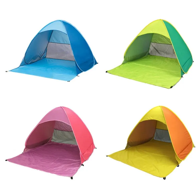 Automatic Instant Pop Up Tent Potable Beach Tent，Size:  200x165x130cm(Pink)