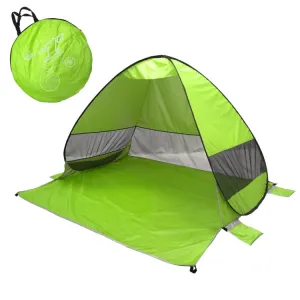 Automatic Instant Pop Up Tent Potable Beach Tent,Size:, Color: Fluorescent Green