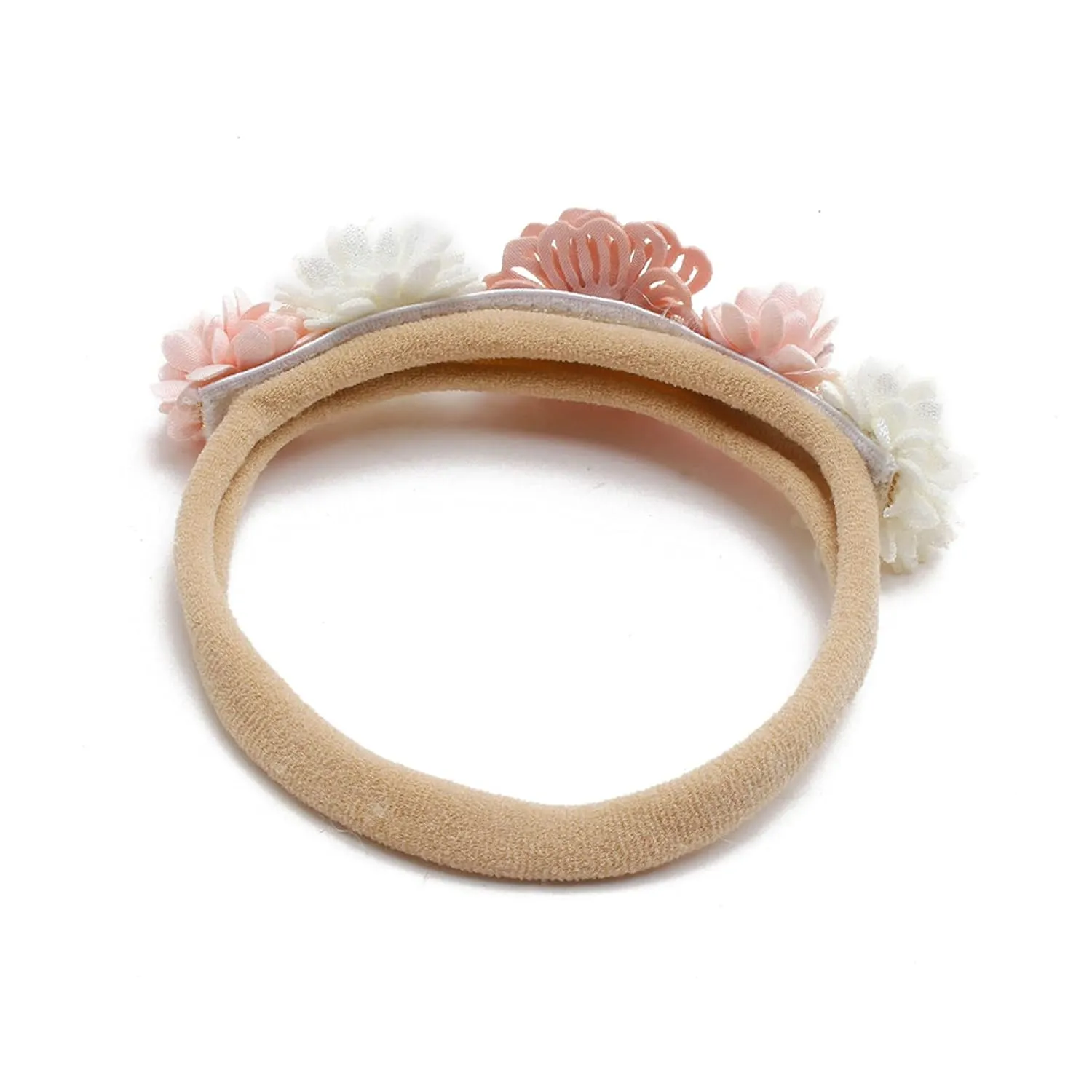 Baby Girl Headbands Nylon Flower Elastic Hairbands 3pcs Hair Accessories Gift for Newborn Infant Toddlers (17A#)