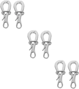 BESPORTBLE 6pcs Heavy Duty Quick Release Ship Hook Boat Hook for Lifeboats Rafts and Docking Convenient for Garage and Workshop Use