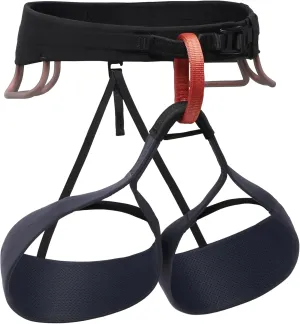 BLACK DIAMOND Mens Solution Rock Climbing Harness, Carbon, Medium