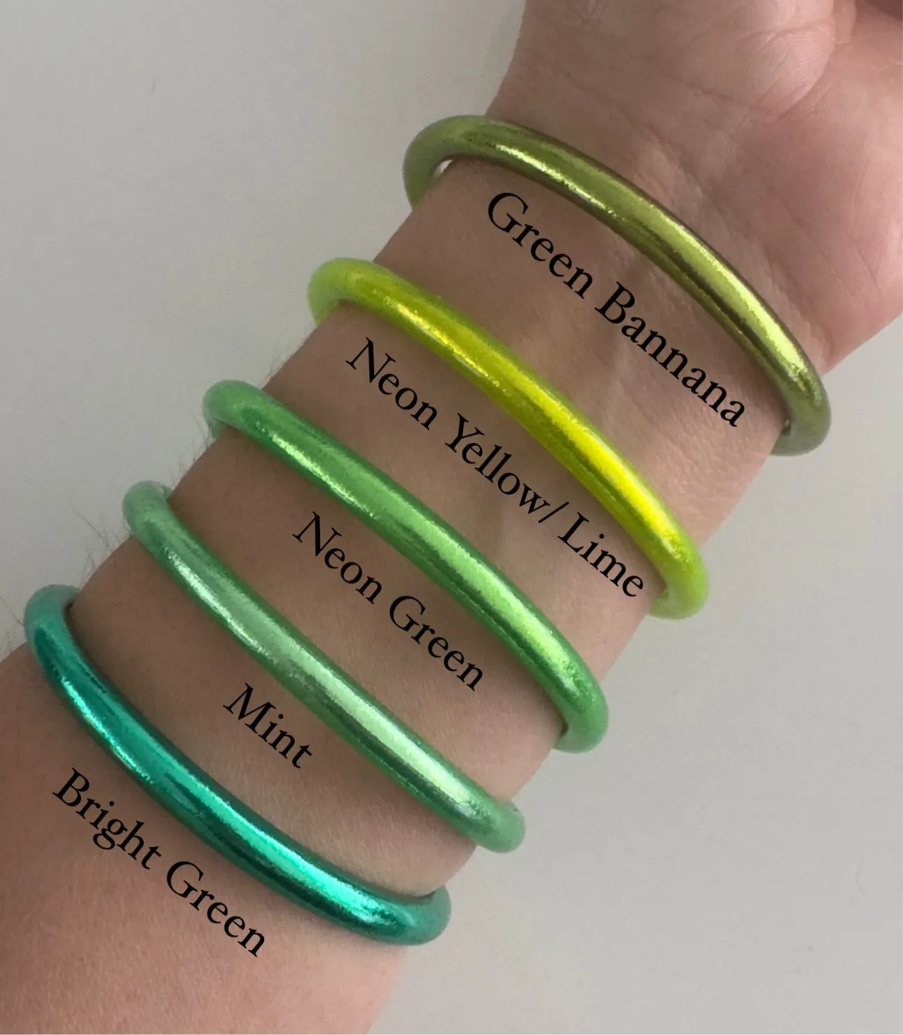 BLESS “ALL WEATHER SINGLE BANGLE” - GREENS