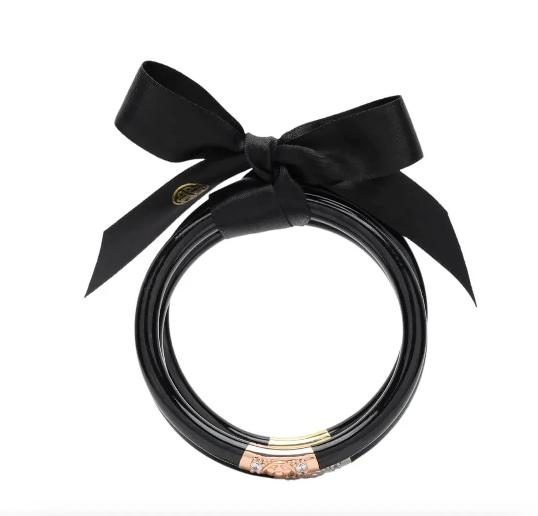 BuDhaGirl Three Kings All Weather Bangles - Black