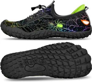 Built-in Heel Grips Water Shoes for Kids Girls Boys Hiking Wide Barefoot Swim Beach Pool Big Kid
