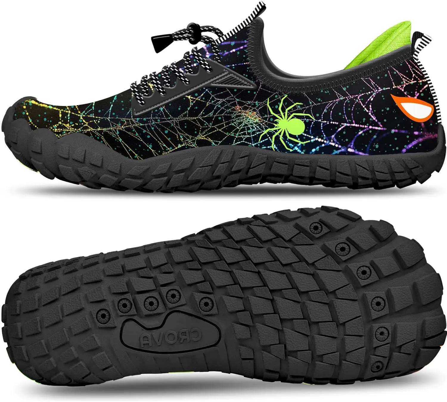 Built-in Heel Grips Water Shoes for Kids Girls Boys Hiking Wide Barefoot Swim Beach Pool Big Kid