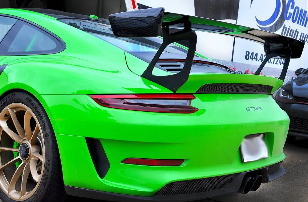 C3 Carbon Porsche GT2 RS Style Wing End Plates for GT3 RS