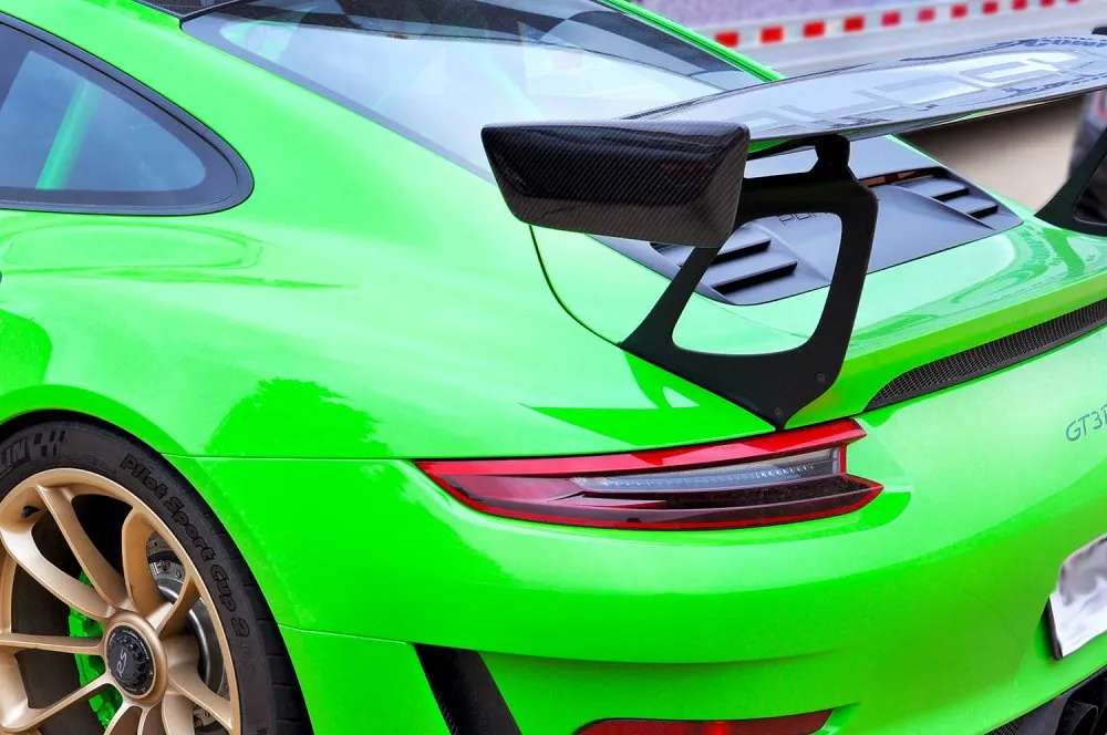 C3 Carbon Porsche GT2 RS Style Wing End Plates for GT3 RS