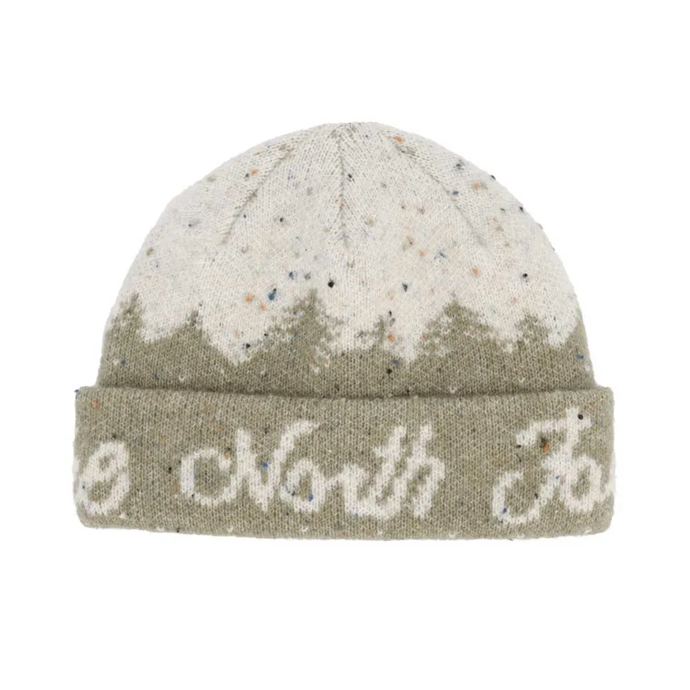 Cabin Mountainscape Beanie