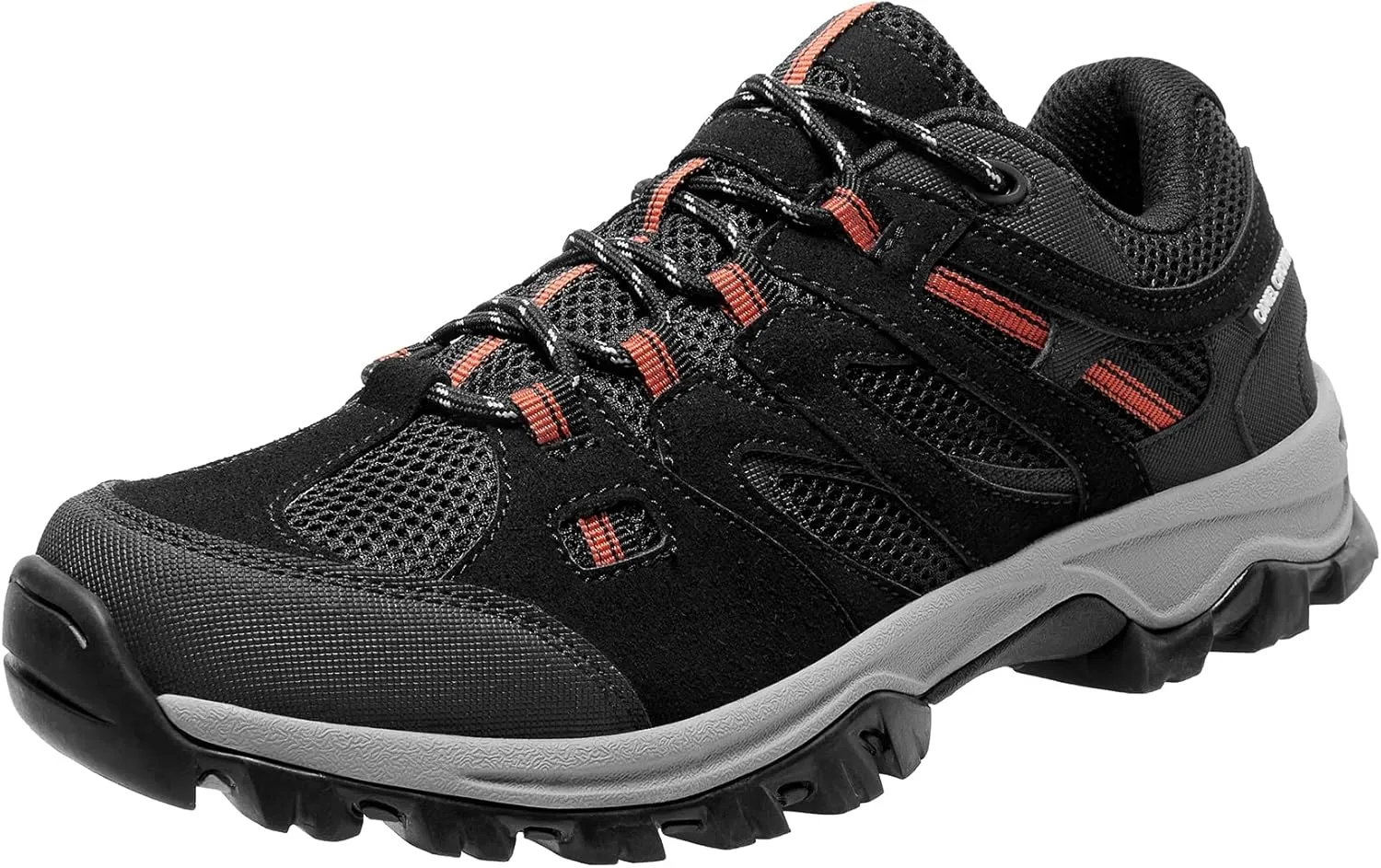 CAMELSPORTS Mens Hiking Shoes Low Top Walking Hiking Shoes for Men Outdoor Ankle Support Breathable Trekking Trails Shoes Hiking Sneakers Mens