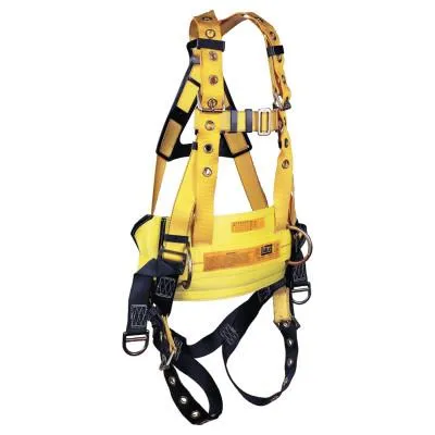 Capital Safety Delta Derrick Harness with Pass Thru Connection, Back & Lifting D-Rings, Medium, 70007413274