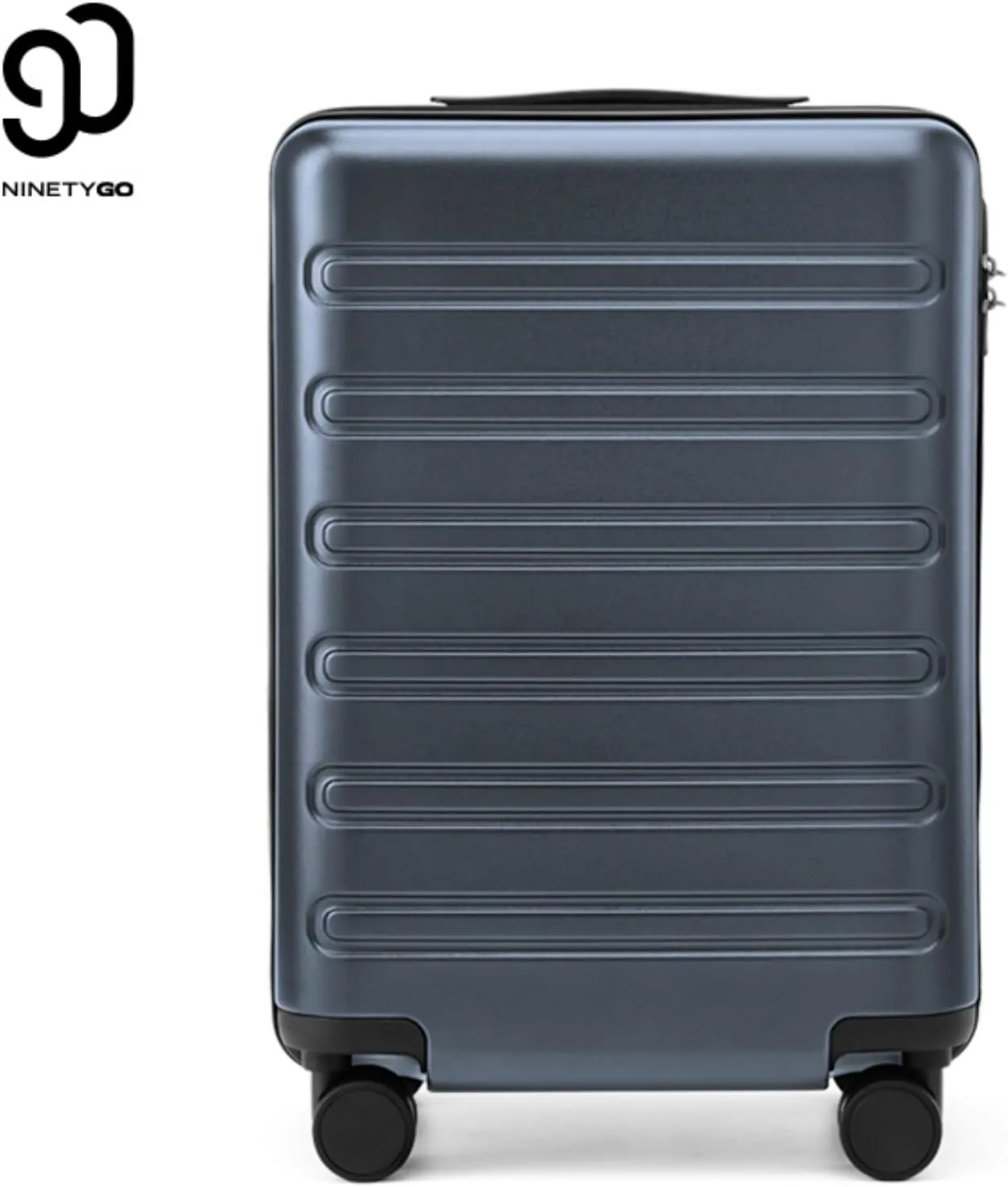 Carry on Luggage 22 X 14 X 9 Airline Approved, 20 Inch Luggage for 3-5 Days Travel, Double Spinner Wheels, 100% Hardshell PC, TSA Lock (Dark gray, Carry-on-38L-20)