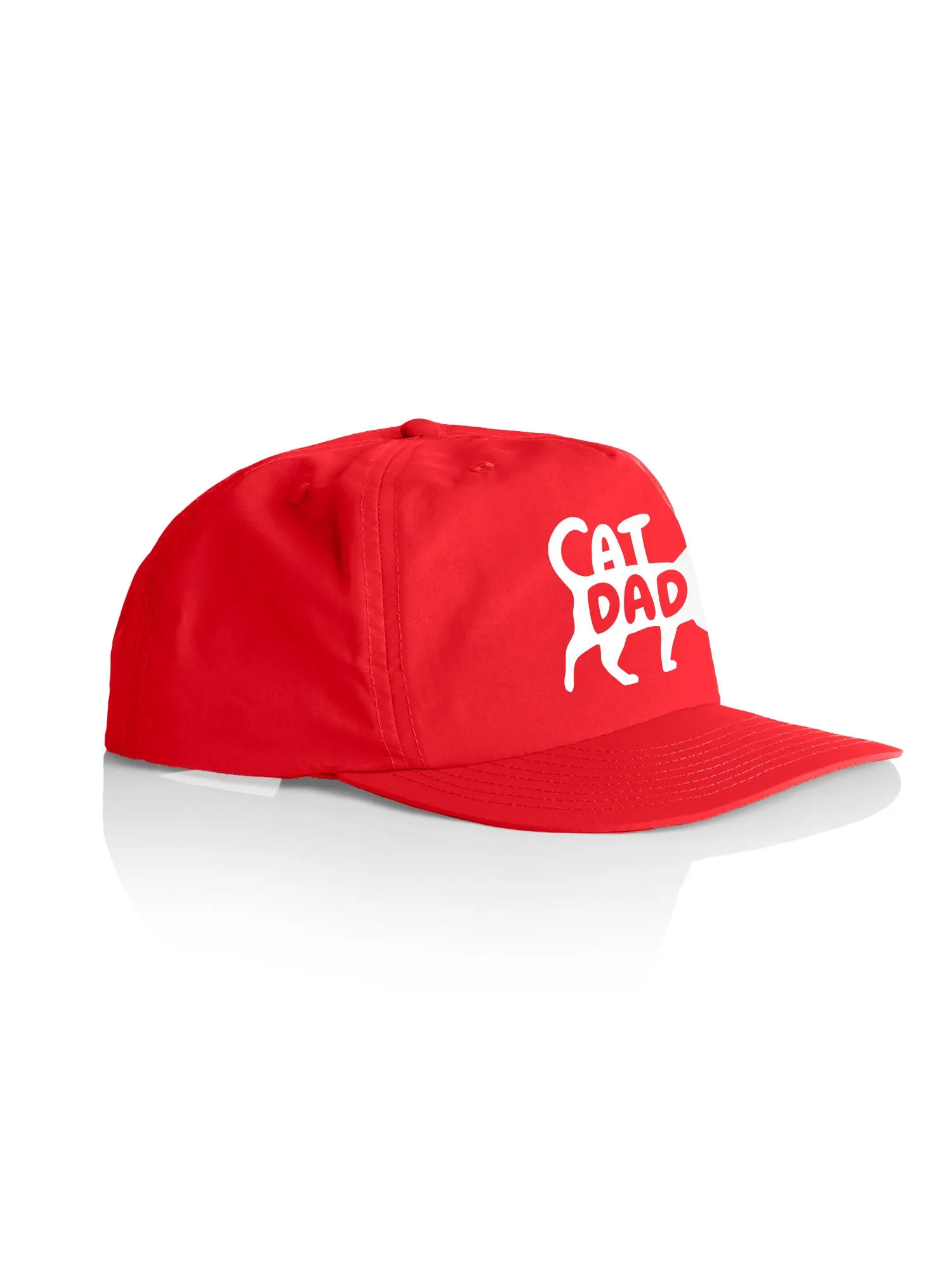 Cat Dad Silhouette Quick-Dry Cap