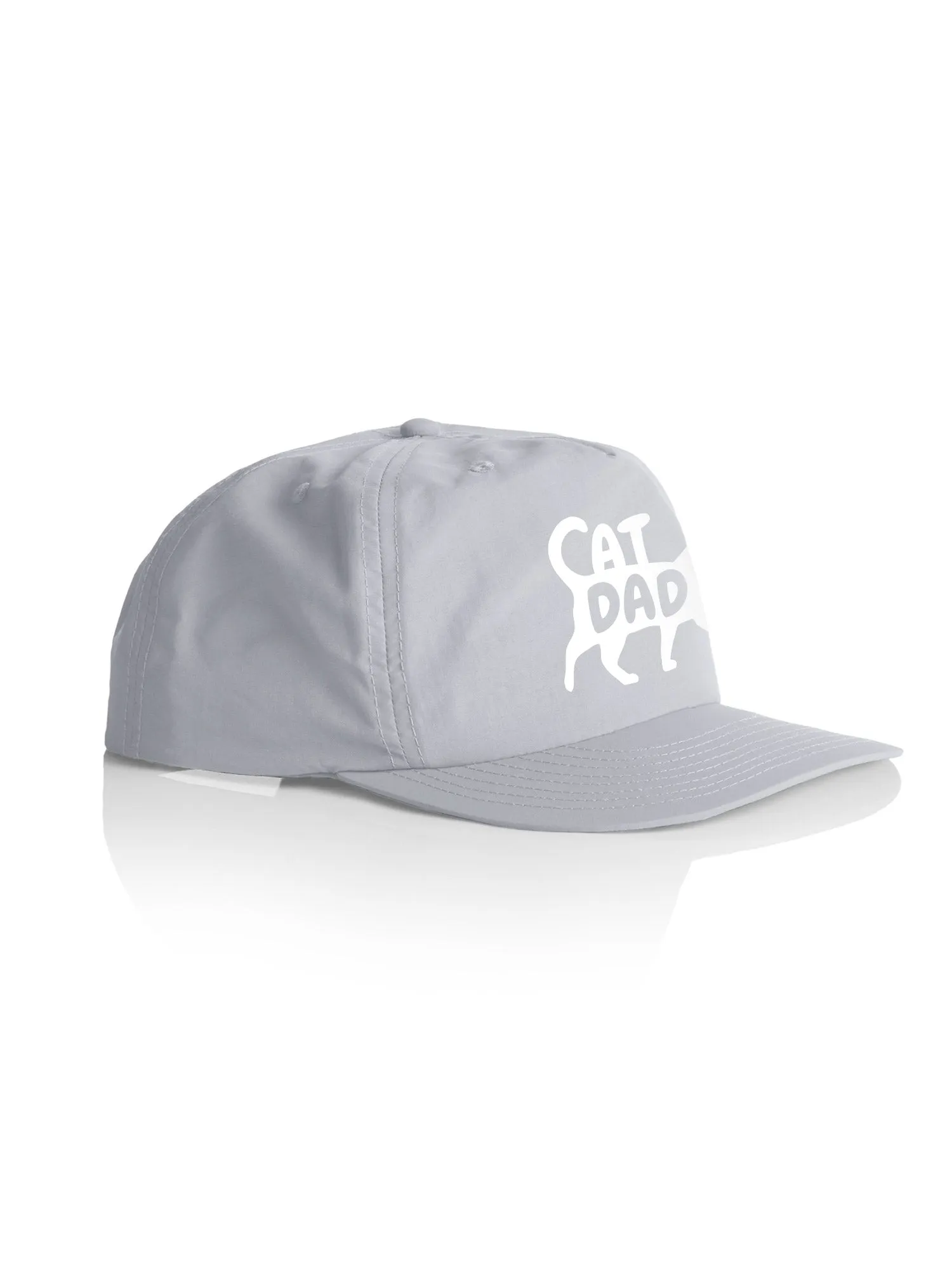 Cat Dad Silhouette Quick-Dry Cap