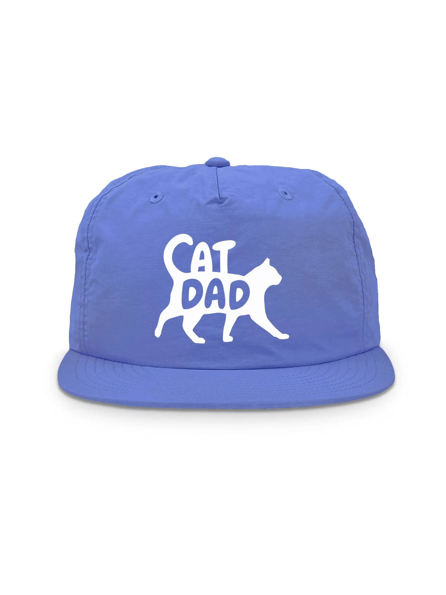 Cat Dad Silhouette Quick-Dry Cap