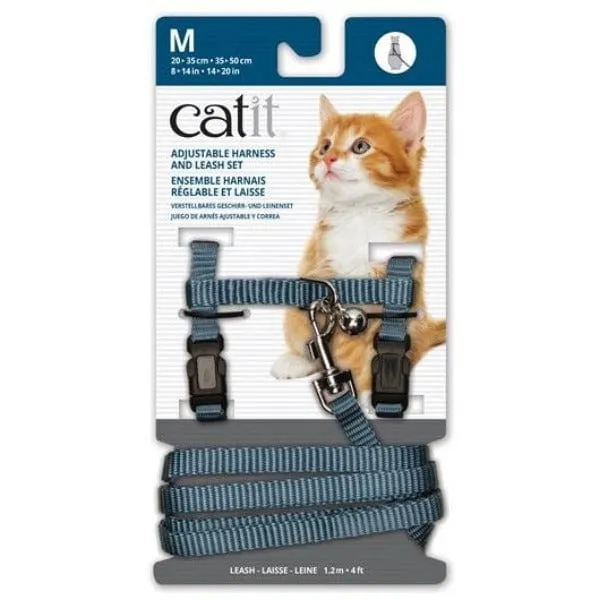 Catit Adjustable Harness and Leash Set