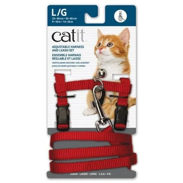 Catit Adjustable Harness and Leash Set