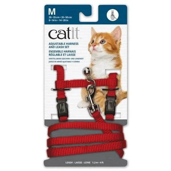 Catit Adjustable Harness and Leash Set