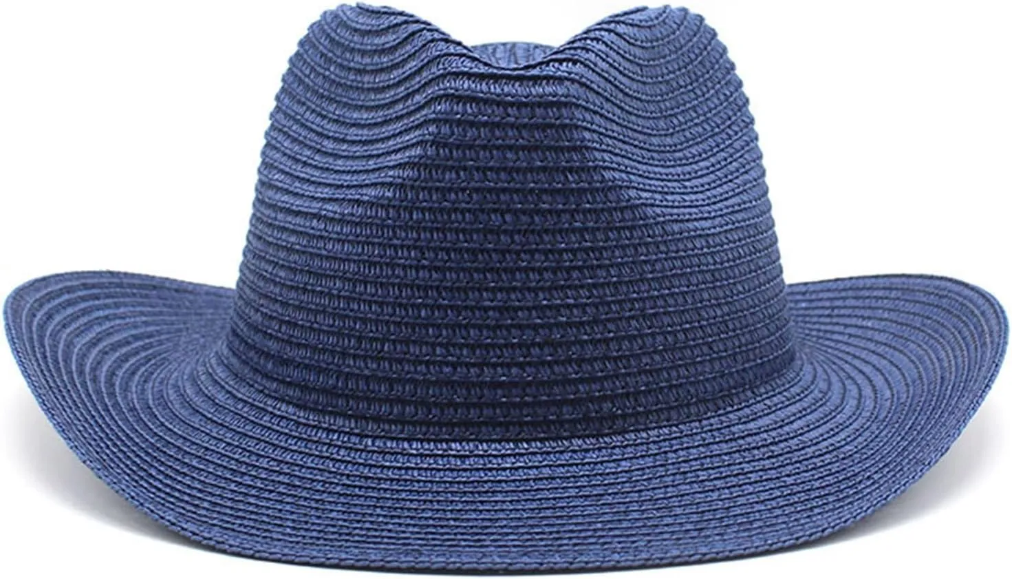 Cowboy Straw Hat for Women and Men Wide Brim Western Beach Panama Sun Hat Shapeable Trendy Fedora Cowgirl Hats
