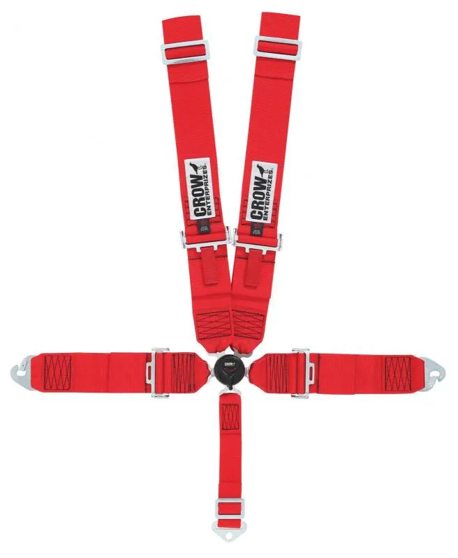 Crow 6-Way 3" Kam Lock Harness - Black