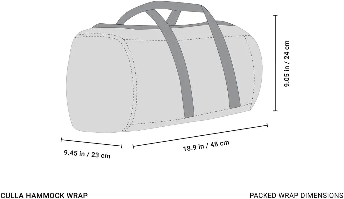CULLA Insulated Hammocks Wrap  4-Season Warmth for 1 & 2 Person Hammock, Camping Hammock Tent Cover, Ultralight & Portable Outdoor Gear for Backpacking, Hiking & Travel