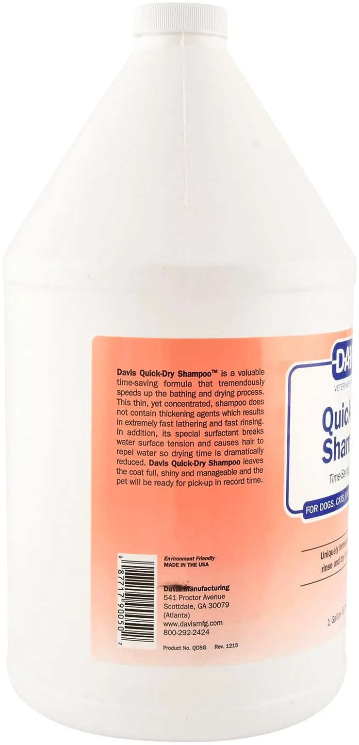 Davis Quick-Dry Shampoo, Gallon