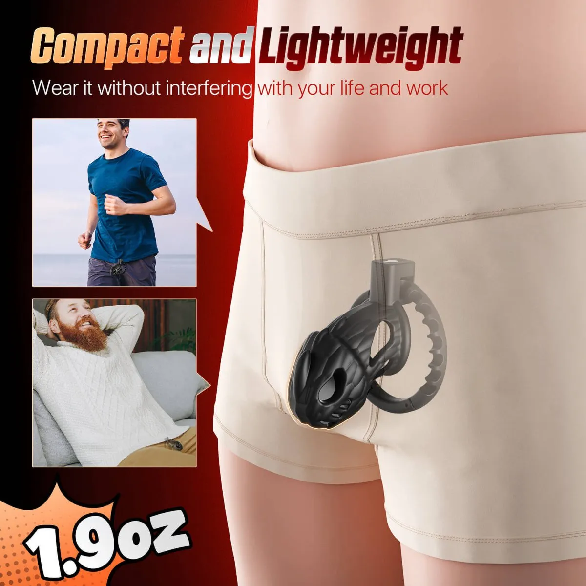 DOKEHU| Adjustable Hollow Out Male Chastity Cage SM