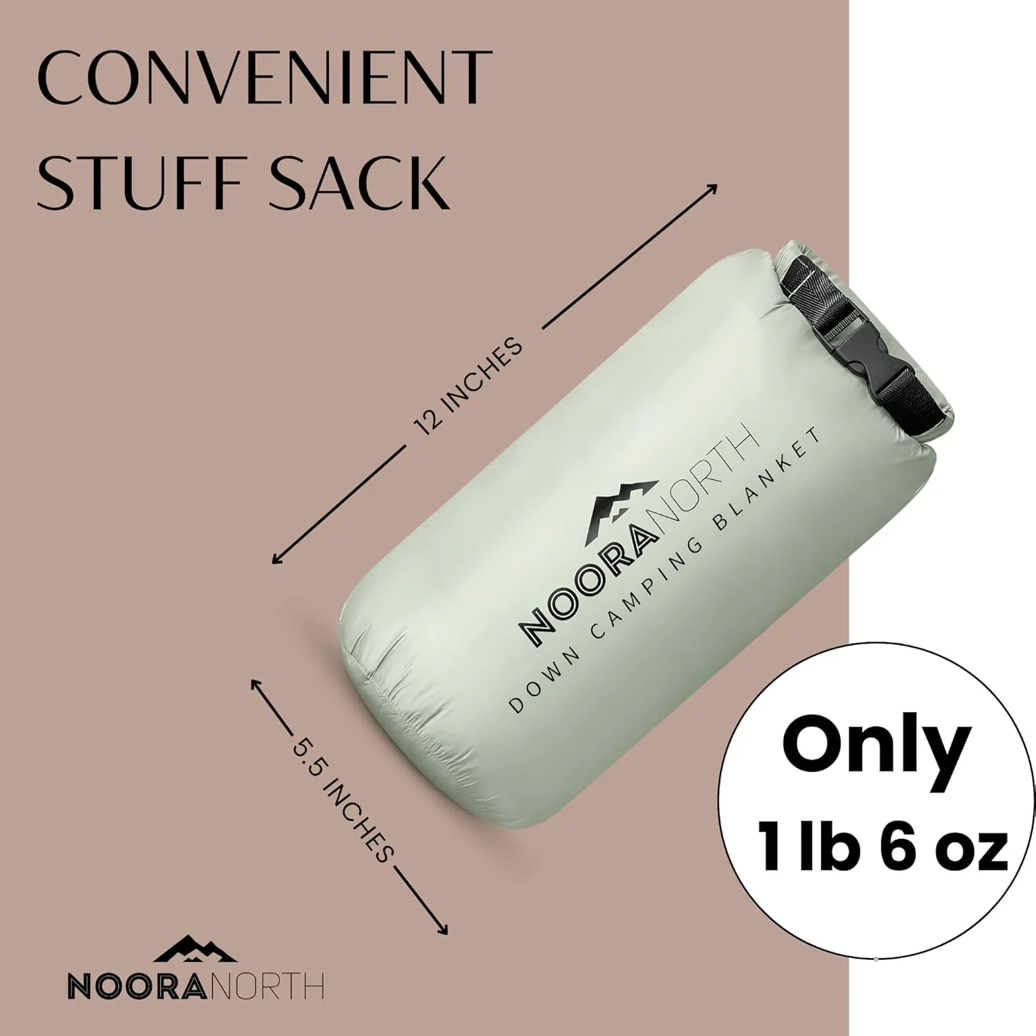 Down Camping Blanket with Footbox - Packable Warm Puffy Lightweight Camp Quilt - Water Resistant for Backpacking Hiking Travel  Compact Outdoor Throw Sleeping Blanket with Bag - 52x77