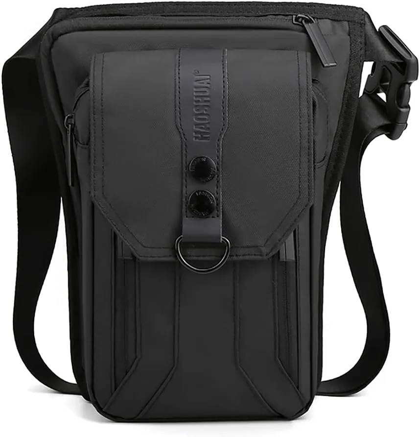 Drop Leg Bag Outdoor Waist Pack for Men Women Motorcycle Bike Cycling Multi-Pocket Waist Fanny Pouch Travel Hiking Climbing Thigh Bag